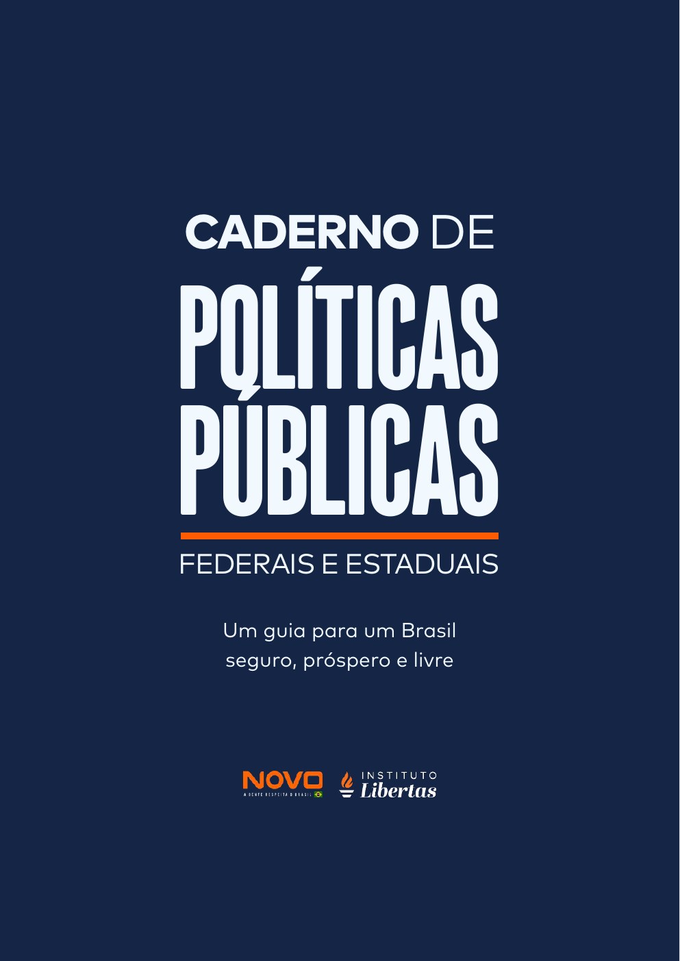 Capa do Caderno de Políticas Públicas Federais e Estaduais